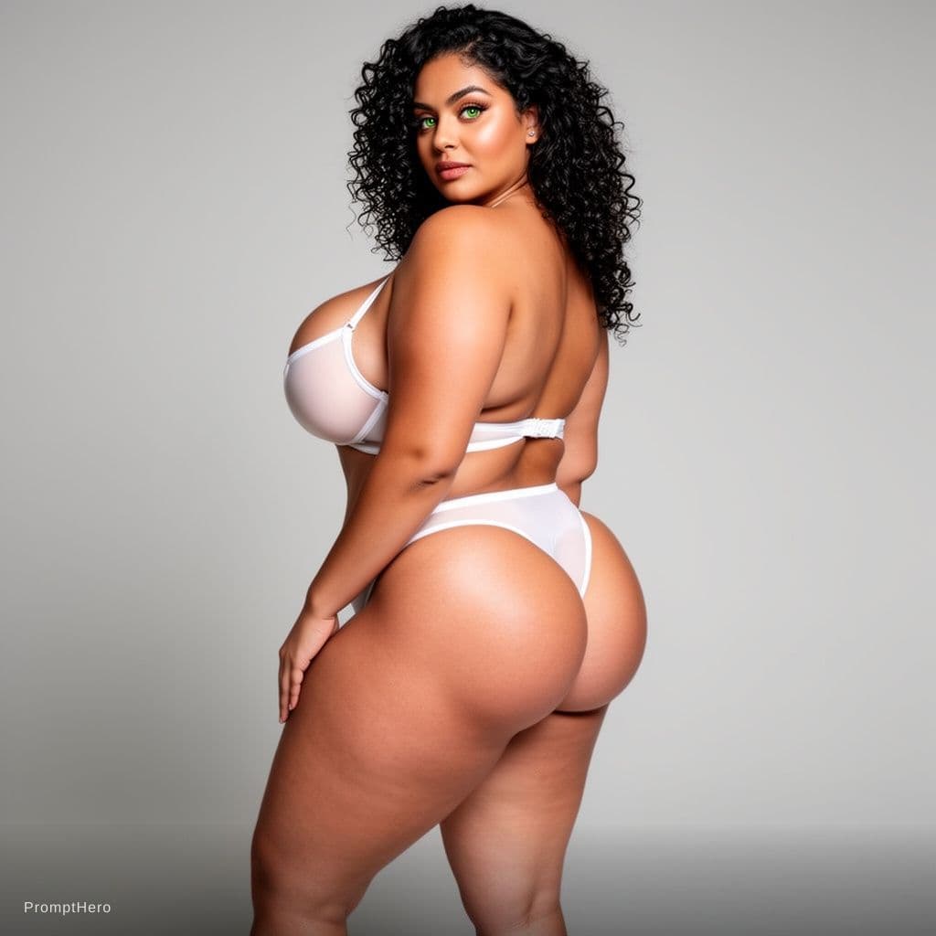 AI generated: Beautiful gorgeous sexy confident latin 
woman girl female lady
Body plus size small waist flat stom...