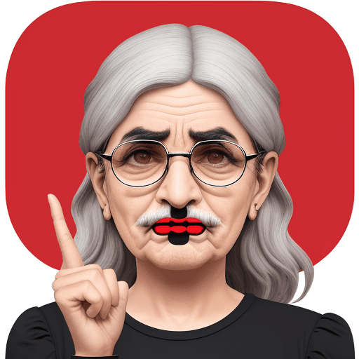 AI generated: Um emoji balançando a cabeça com o dedo indicando não, escrito "não não seu golpista, aqui não"