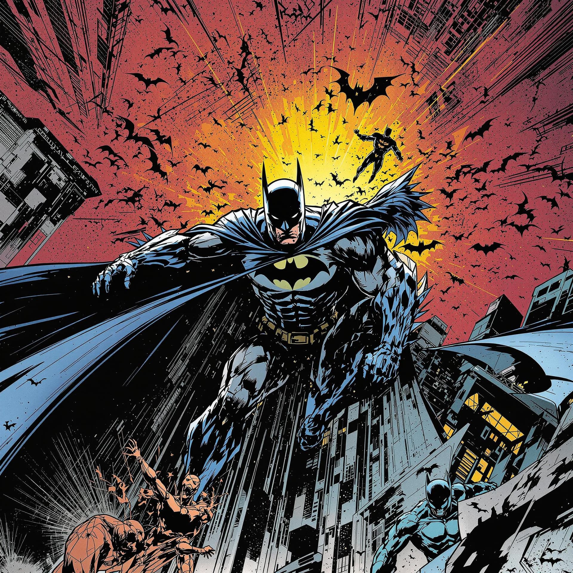 AI generated: batman comics