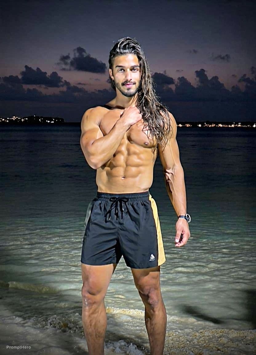 AI generated: Replace cloth with bikni