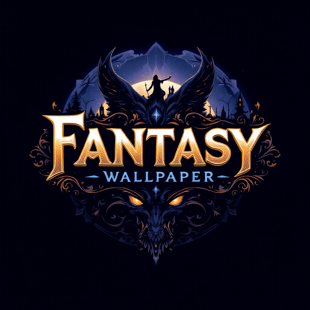 AI generated: FANTASY Logo with font "FANTASIAWALLPAPER"
