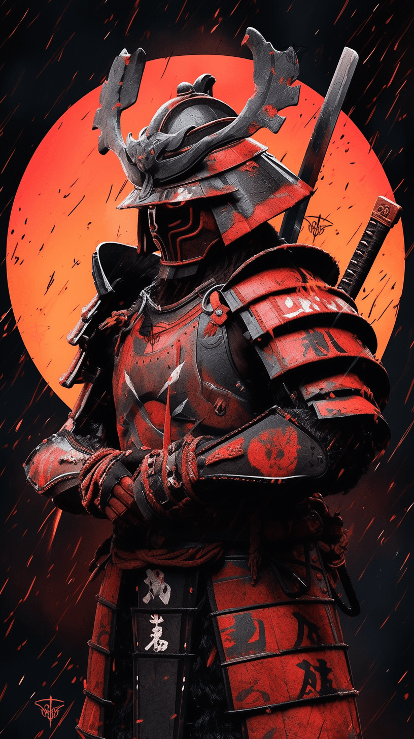 AI generated: Print for poster, warrior, general view, illustration, high detail, old times, old wars, --ar 9:16 -...