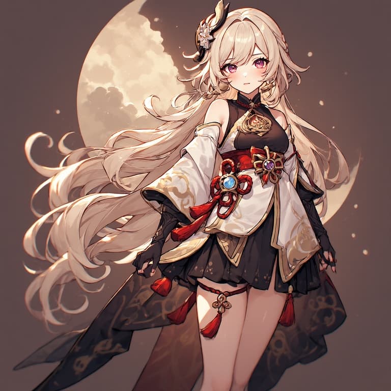 AI generated: Overall, it's an absolute wovens from Genshin Impact. waifu character portrait, 1girl, very high res...