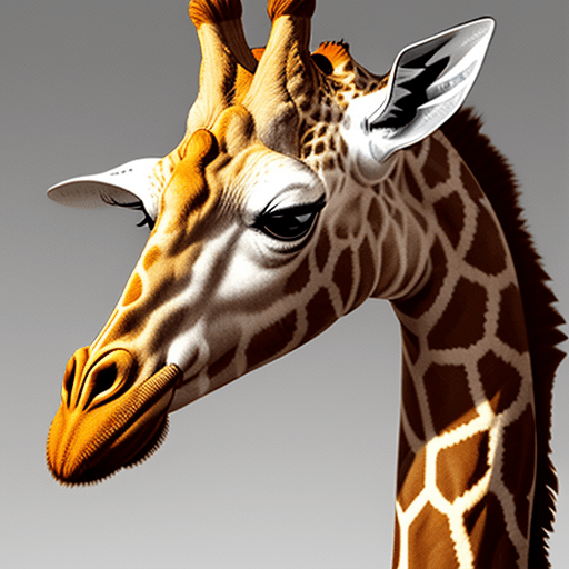 AI generated: giraffe white ar 44:65 --stylize 750 --v 5.2ality, 