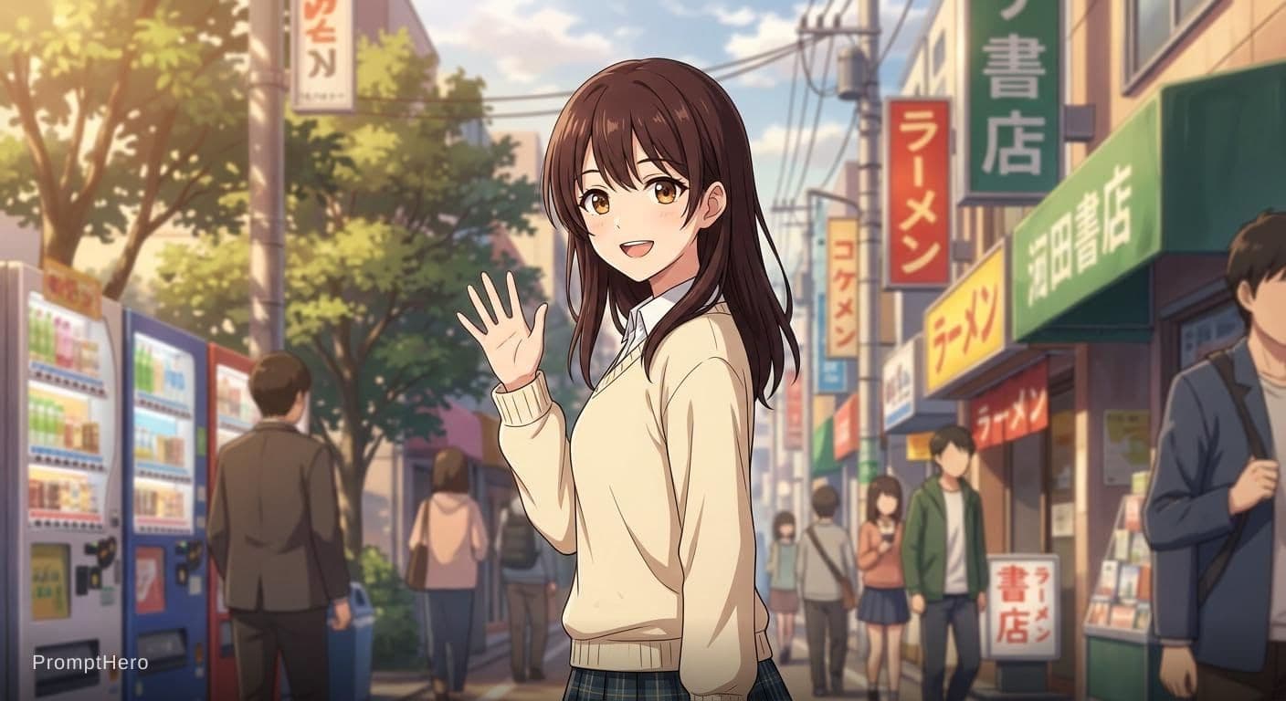 AI generated: Step 02：Select  
Step 02：Copy Prompt
Step 02: Paste prompt
Step 03: Preset :Anime
Step 04：Generate
