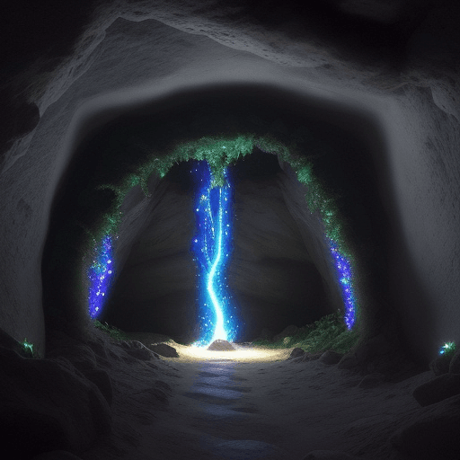 AI generated: Una cueva inmensa, gigantesca, colosal que parezca que nunca ha sido pisada antes por humanos que se...