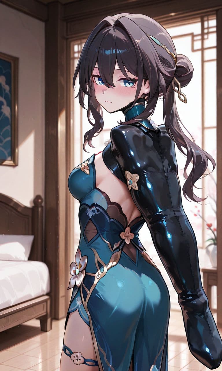 Monosleeve seamless armbinder. シームレス・アームバインダー。单手套无缝束缚器。