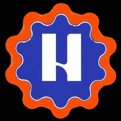 AI generated video: Create a hip animation for this logo making this logo appear. make it go from fluid to a a solid log...