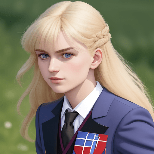 AI generated: vytvor obal na animovanú knihu kde hlavný hrdina je tmavovlasí princ a blondínka princezna
