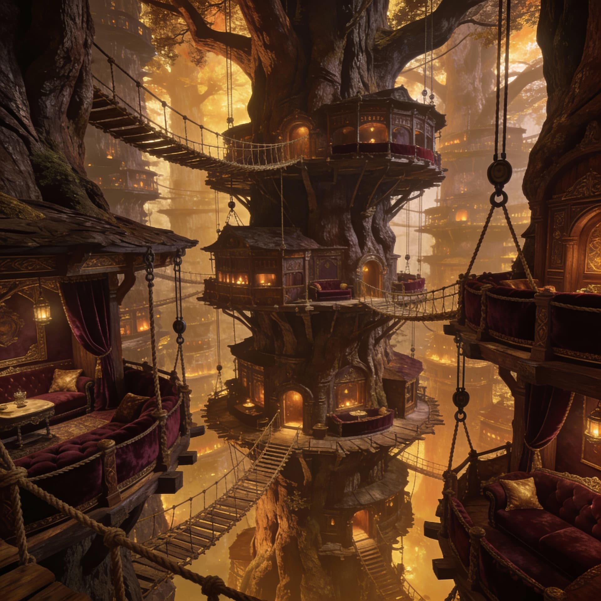 AI generated: Mid-evil fantasy world, Wheel of Time
  - City
  - A dense, vertical fortress-city built within a ma...