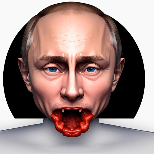 AI generated:  Putin eat usa ,4 k , ultra HD 