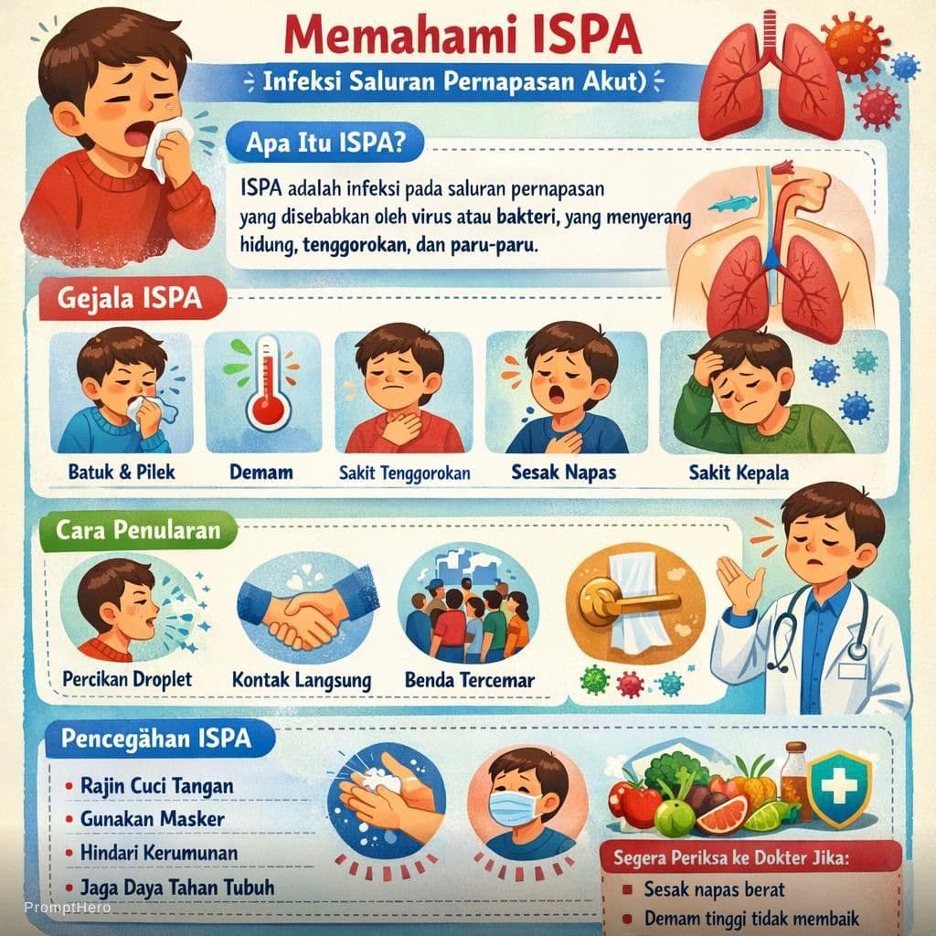 AI generated: Materi Edukasi Untuk Pasien Mengenai ISPA