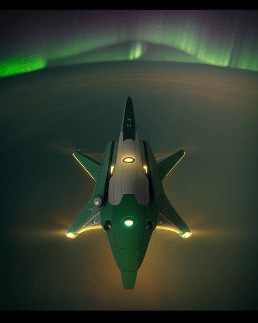 AI generated: experiencing nostalgia, drone view. spaceship, cinematic, warm-toned color grading, vignetting, unde...