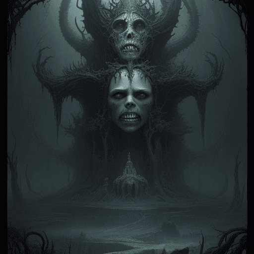 AI generated: When a beautiful dream becomes a cruely ,creepy nightmare everything changes, detailed, high resolut...