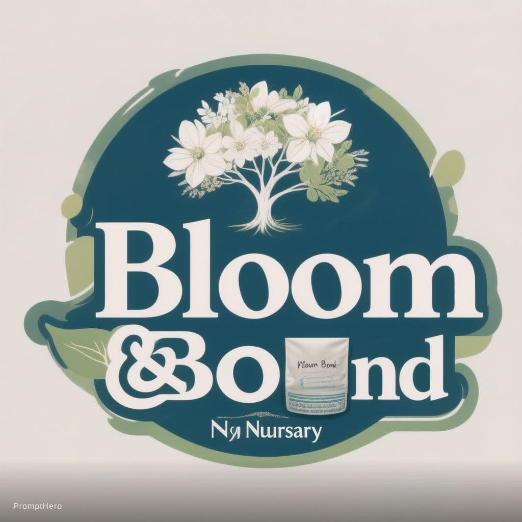 AI generated:  create a logo for a school named "Bloom & Bond" . A pre Nursary school