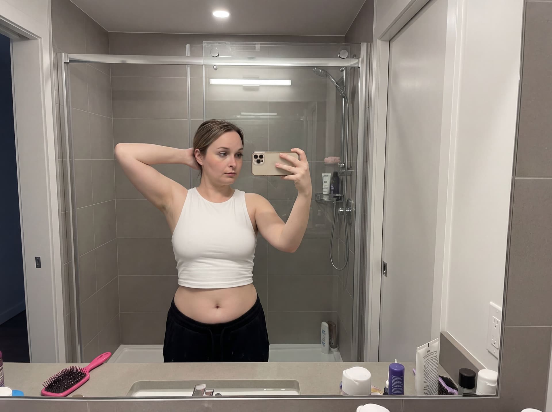 AI generated: { "action": "image_generation", "action_input": "A high-fidelity, photorealistic mirror selfie of th...
