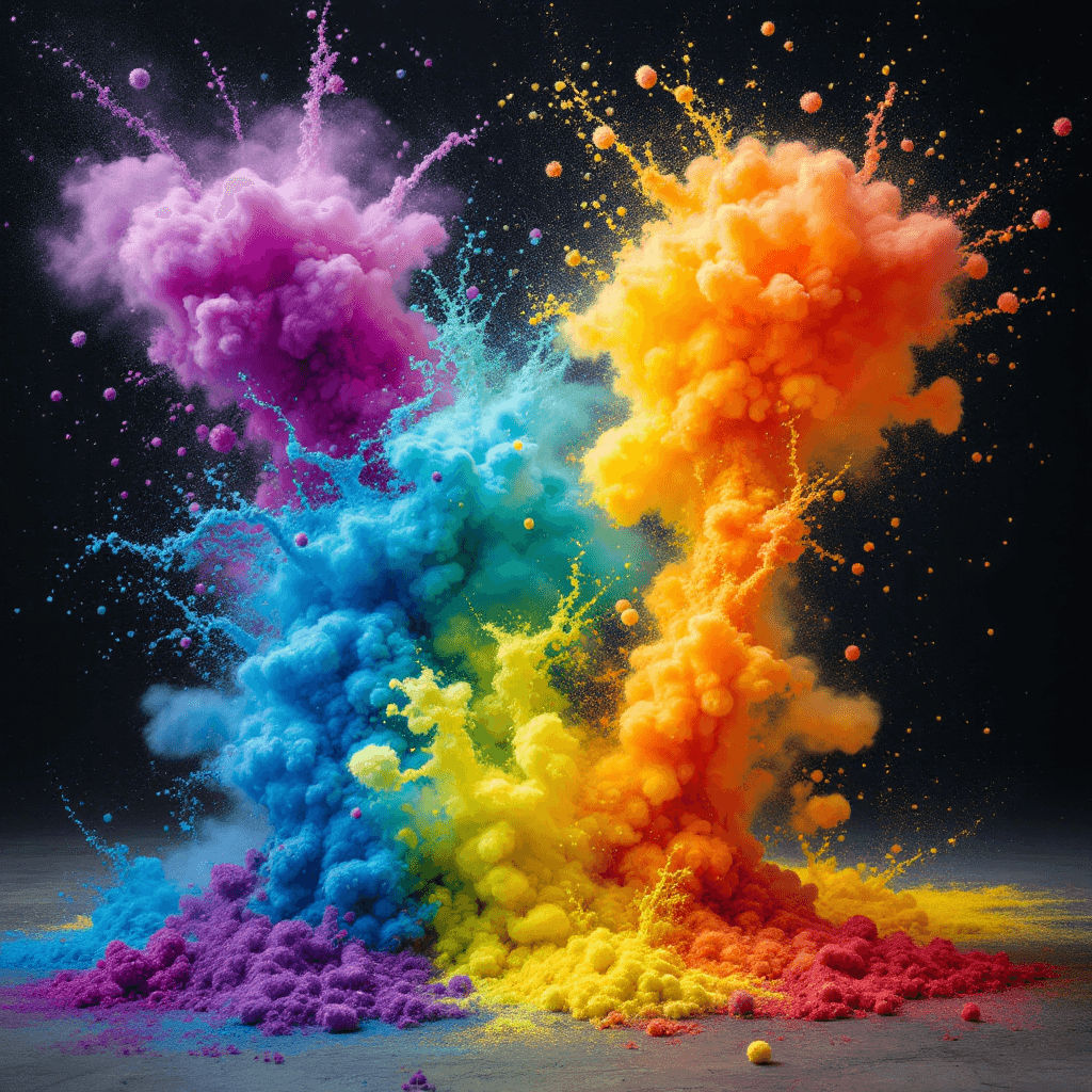 AI generated: farting in colors