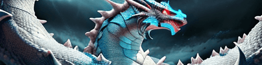 AI generated: Amidst a mystical landscape of fantastical realms, a colossal dragon emerges, its presence akin to a...