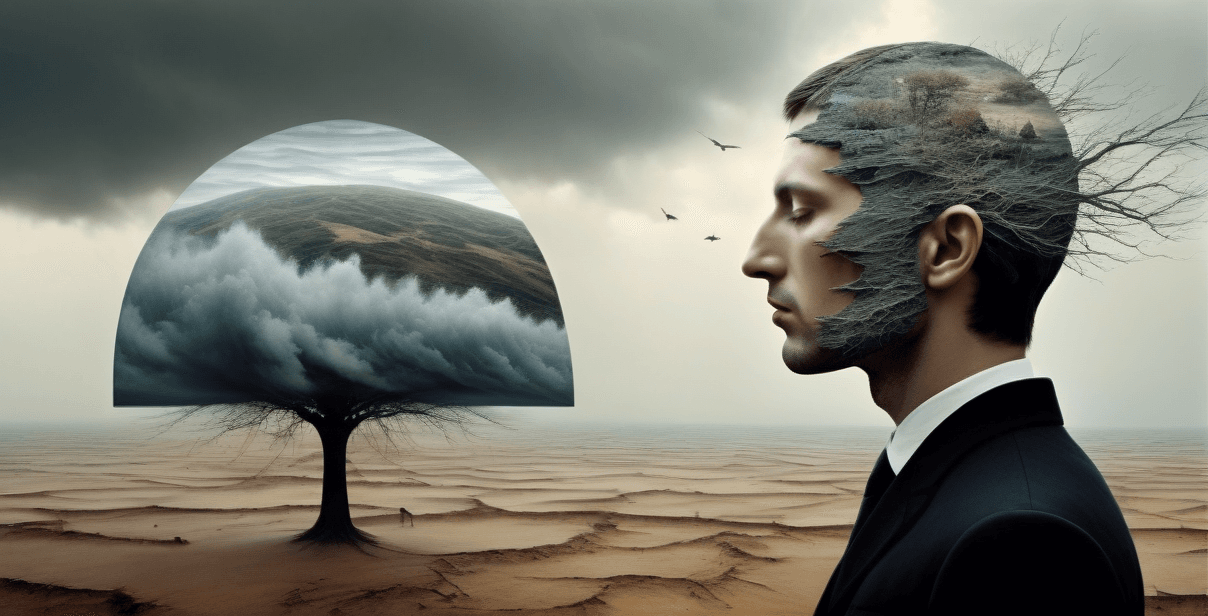 AI generated: mind blowing masterpiece random surrealism photography, inspired by Storm Thorgerson and Omri Koresh...