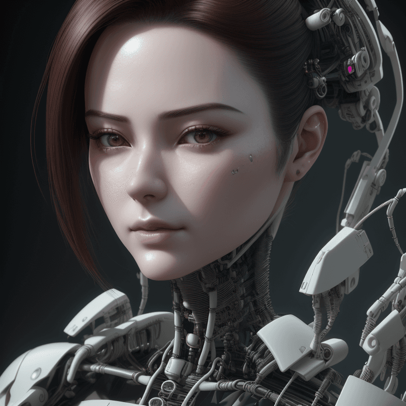 AI generated: retrato de frente, 20 yo, Character Sheet, cabello corto y ondulado, complex 3d render ultra detaile...