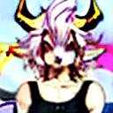 AI generated: ashido mina, pink skin, yellow eyes, black sclera, horns, pink hair, smirk,   <lora:minaashidoV2:0.5...