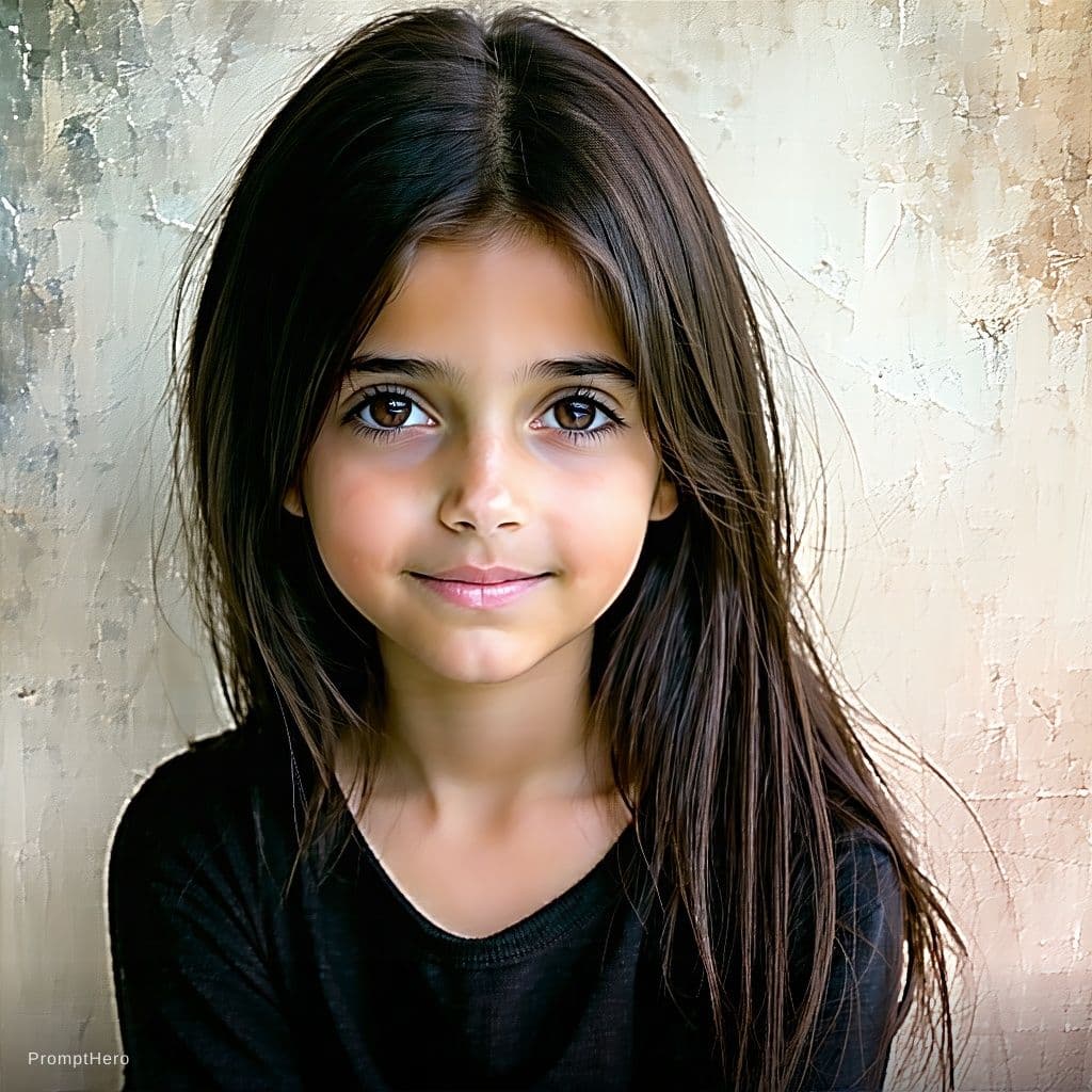 AI generated: Girl 14 year