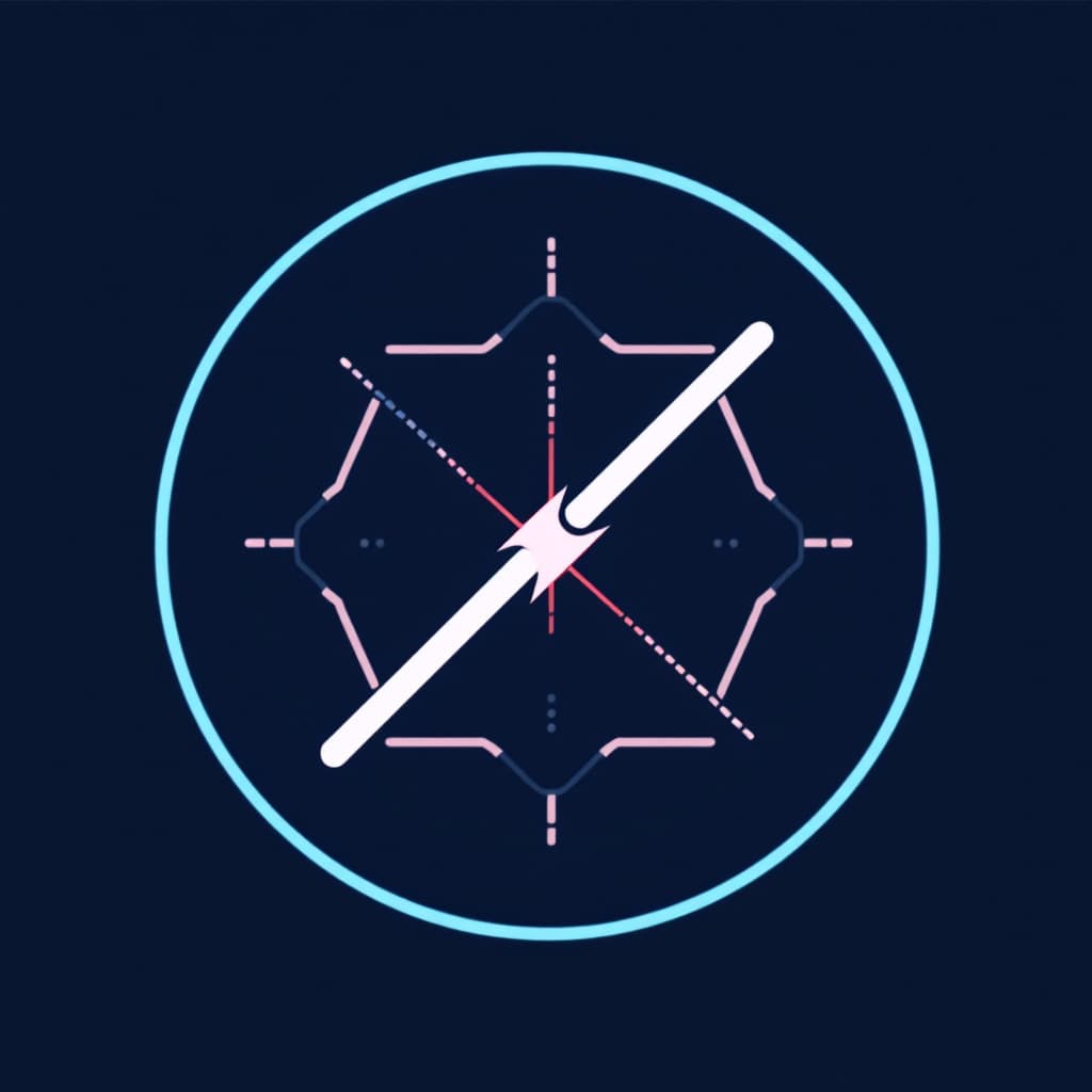 AI generated: future bits, tech logo, professional, creative, minimalistic, dark blue background, no copyright or ...