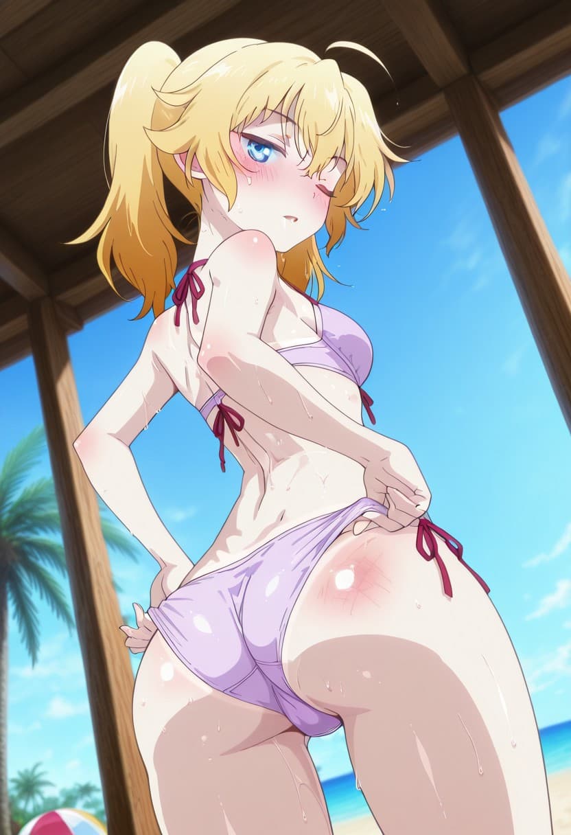 Hands under panties pull - Image 3