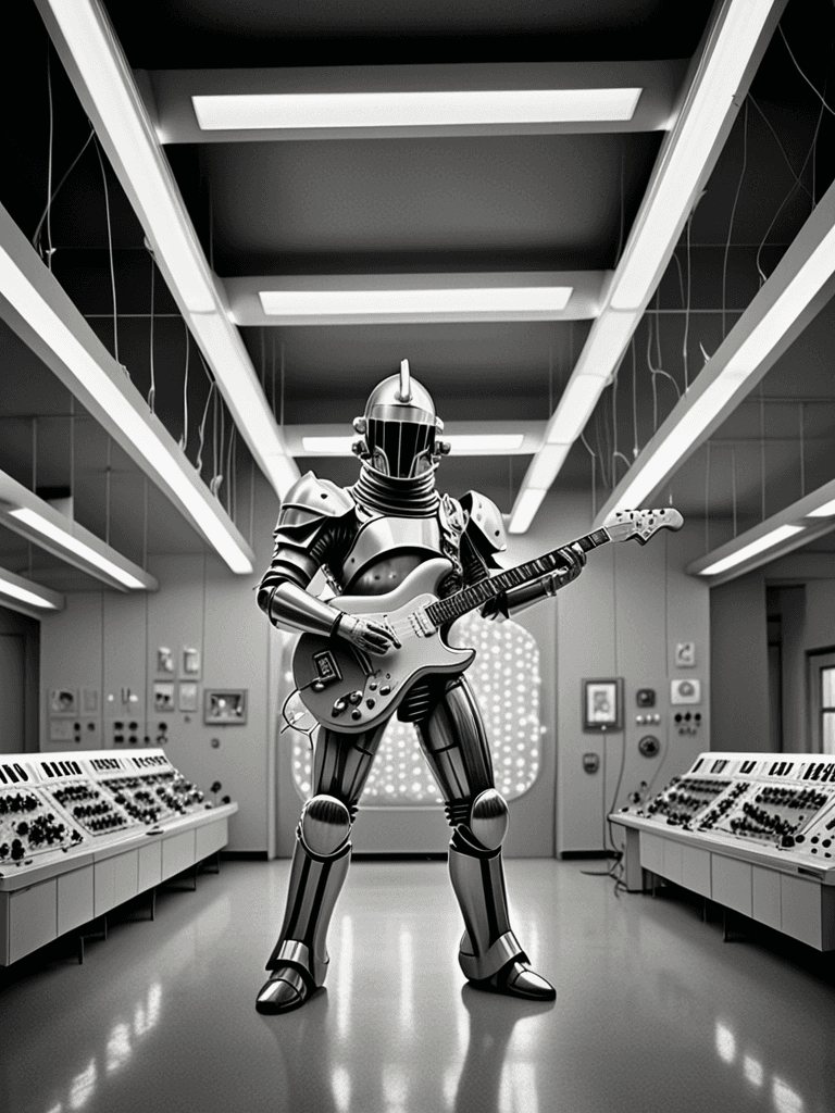 AI generated: 50s robot