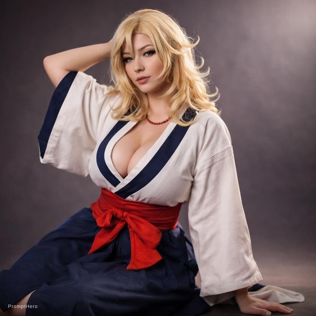 AI generated: Convert the provided image into a cosplay photoshoot collectible presentation. Editorial photograph ...
