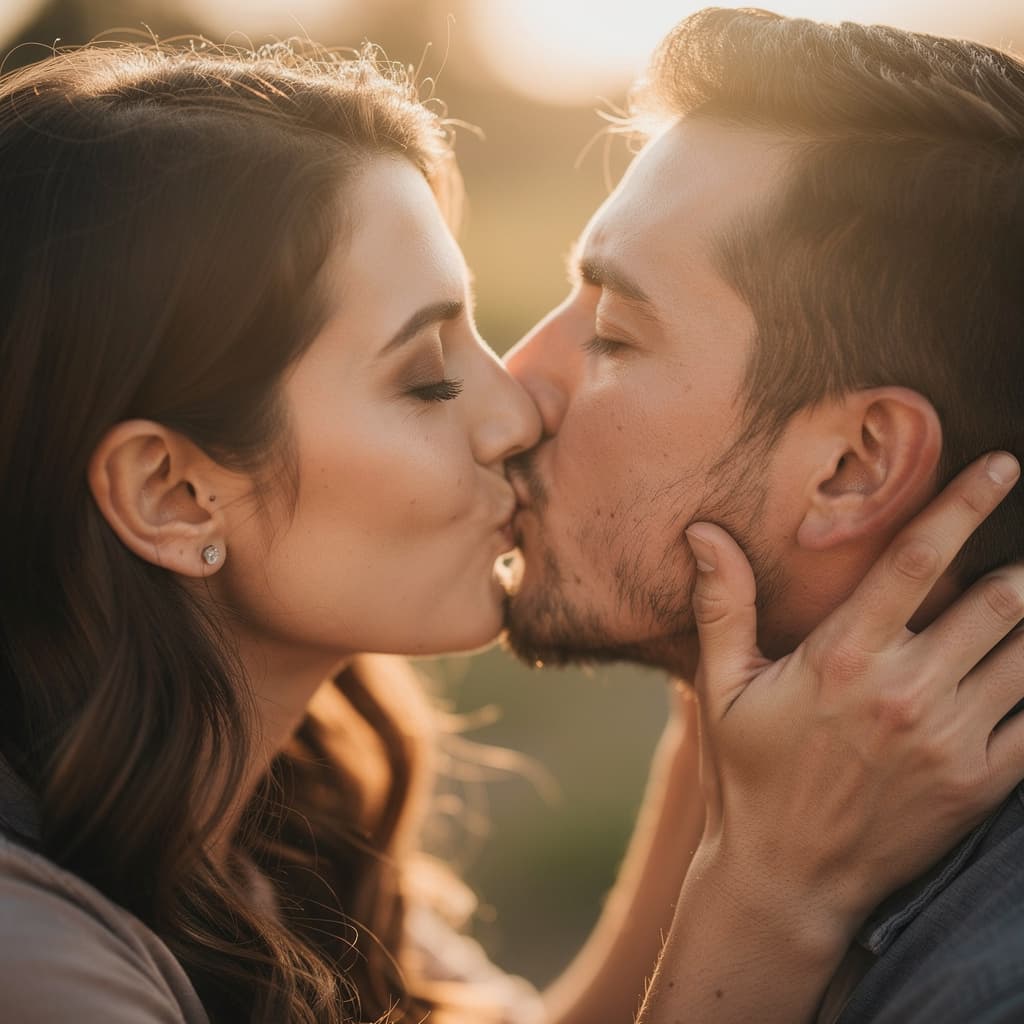 AI generated: create kissing 