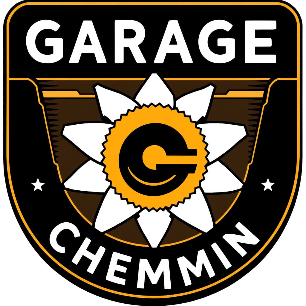 AI generated: https://garagedugrandchemin.fr/garage-logo.svg

can you change the name by "grand chemin"