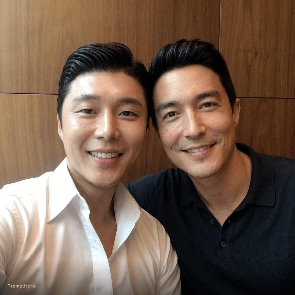 AI generated: Change the face to Daniel Henney , don’t change the background 