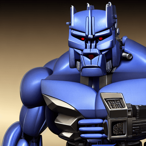 AI generated: optimus primal, transformers, 8k