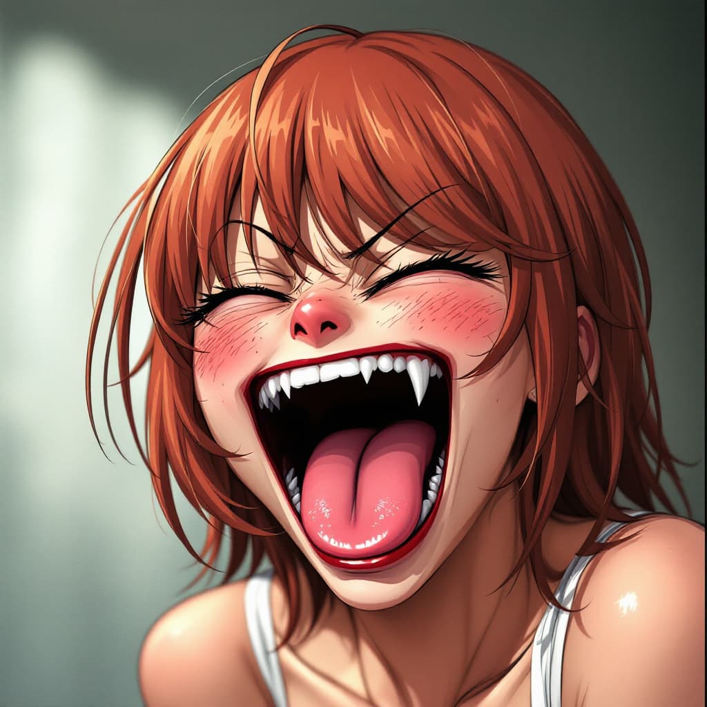 AI generated: Describe an ahegao face in detail, incorporating its key characteristics, expressions, and cultural ...