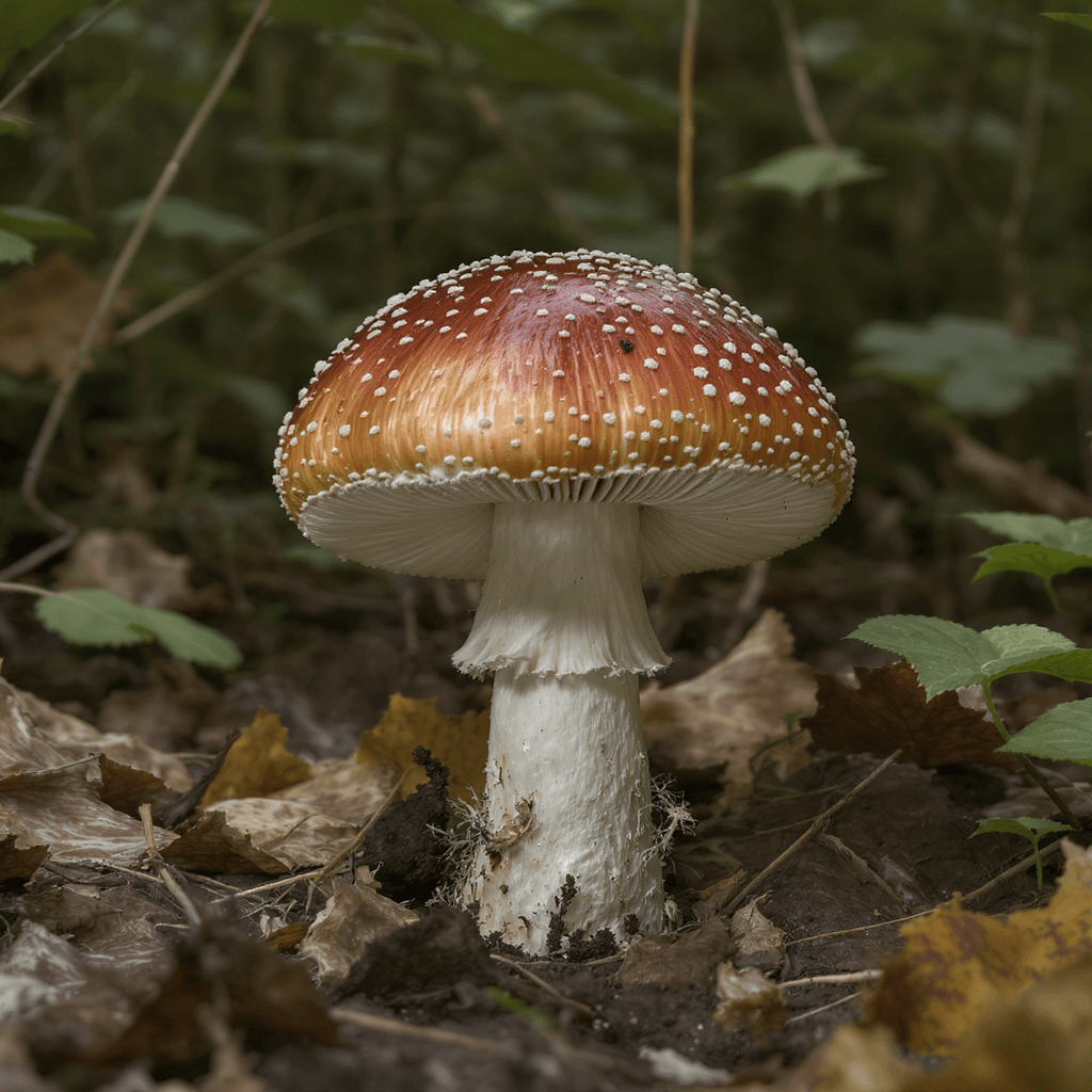 AI generated: Photograph of a mushroom alien --v 7.0 --quality 2