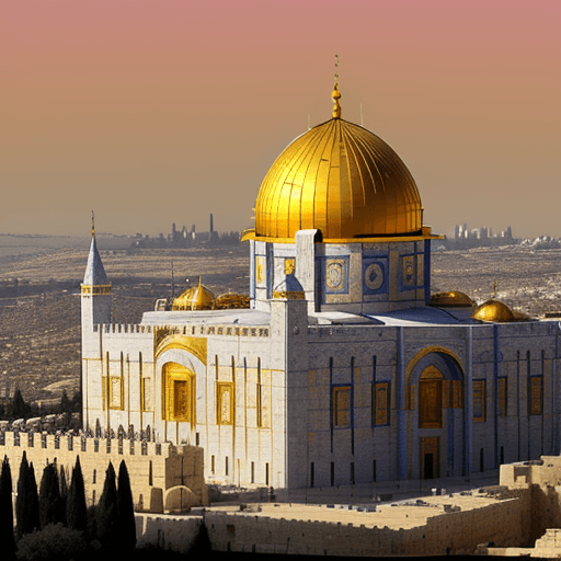 AI generated: Golden Jerusalem miracles

