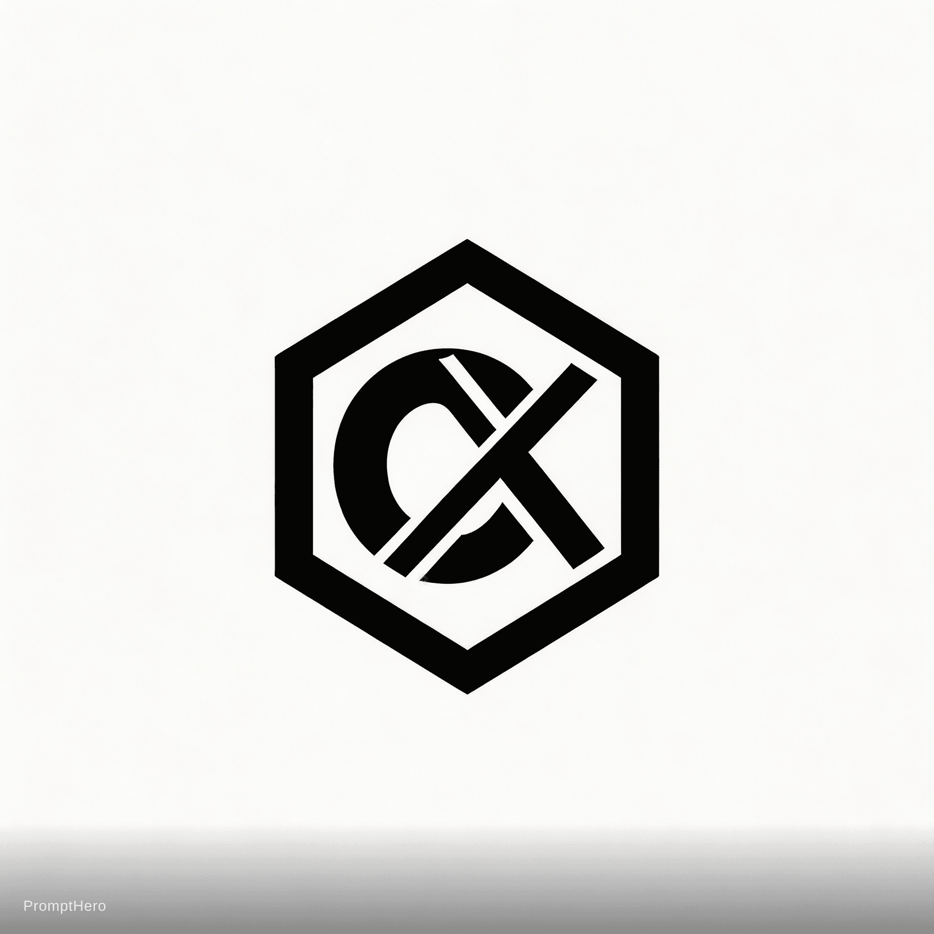 AI generated: Minimalist modern logo design for a tech company named "ONYX", specializing in AI and robotics autom...