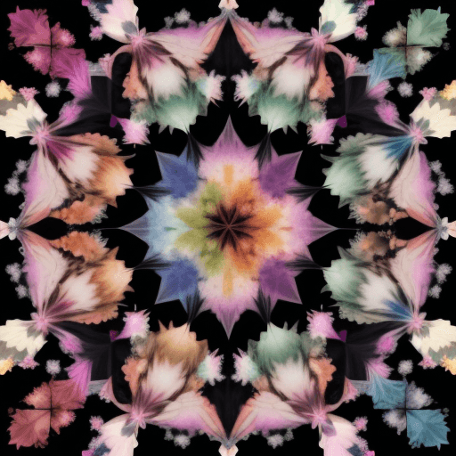 AI generated: High resolution photography Hair color kaleidoscope celebrating national hair day with diverse vibra...