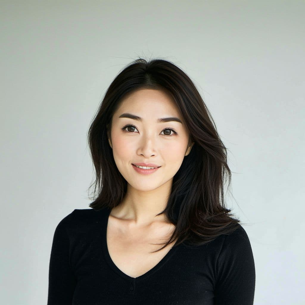 AI generated: A real picture of a 30 year old asian women.