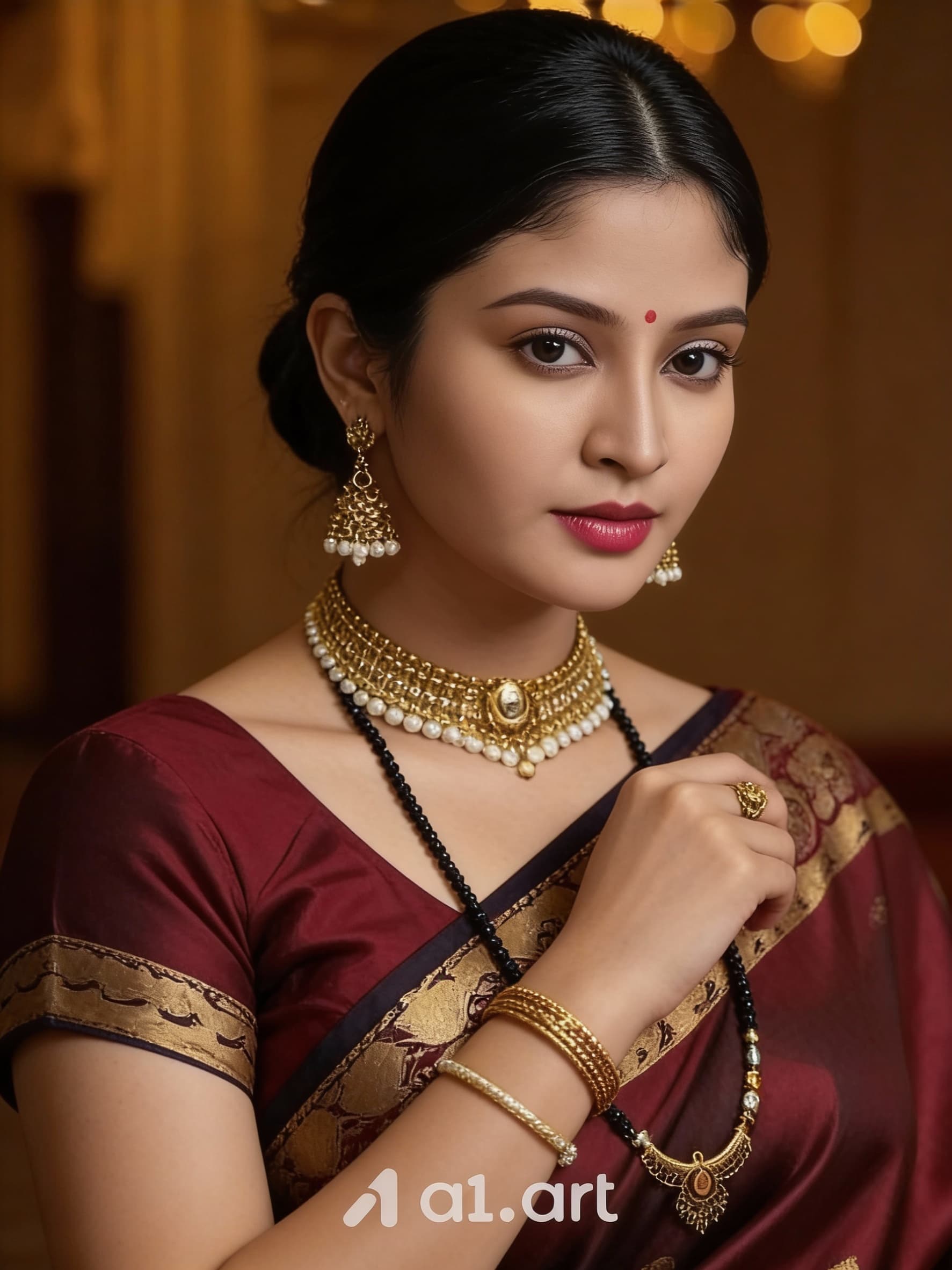 AI generated: Generate like that image hot bhabhi 