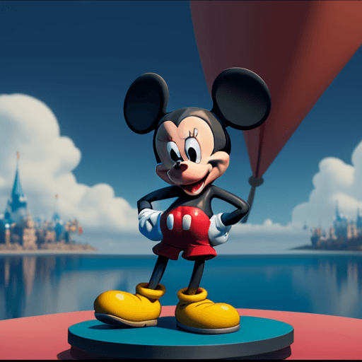 AI generated: mickey mouse cartoon, metaverse, nft, funny. ultra hd, 4k, disney