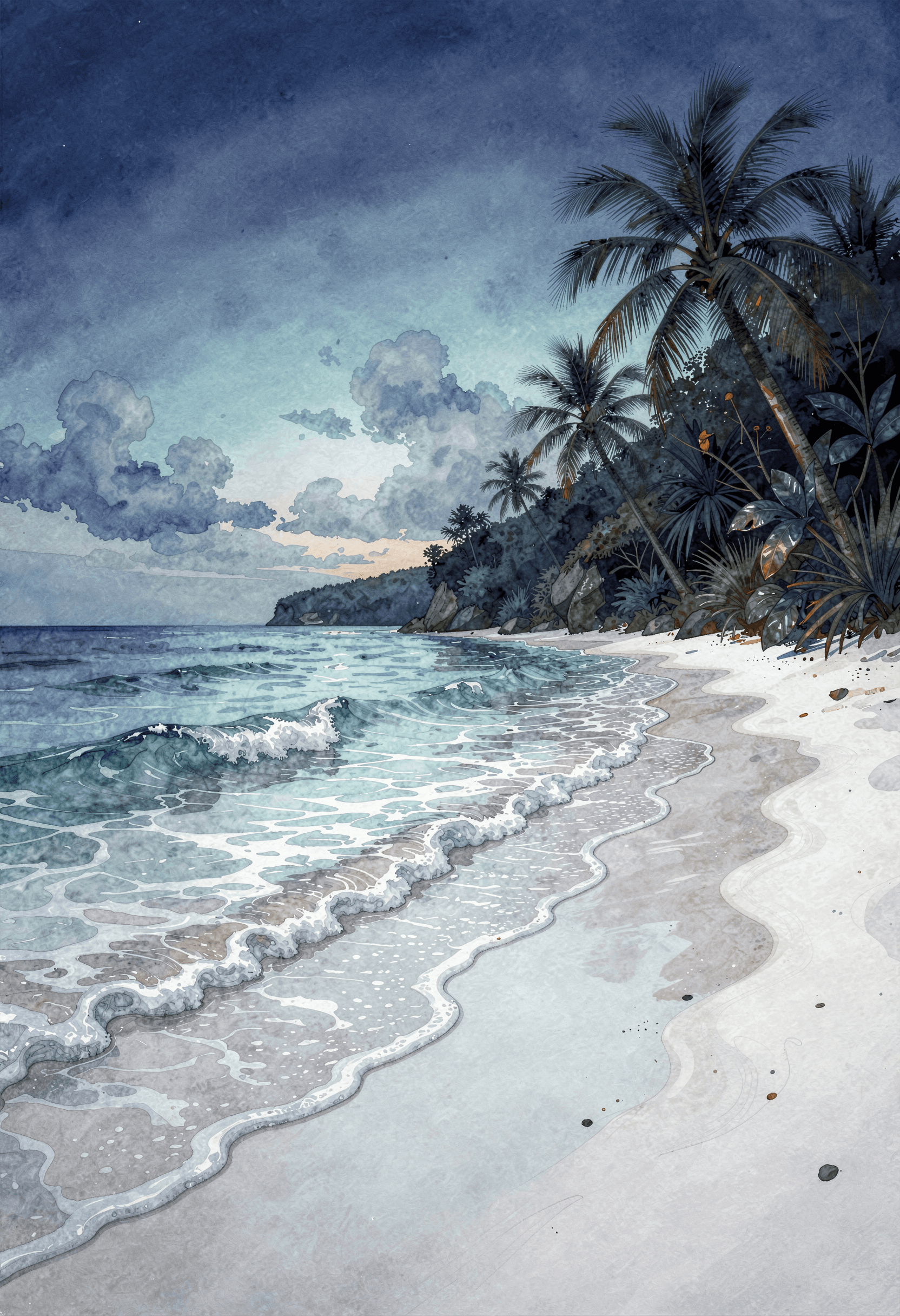 Vibrant Watercolor Painting/Sketch
