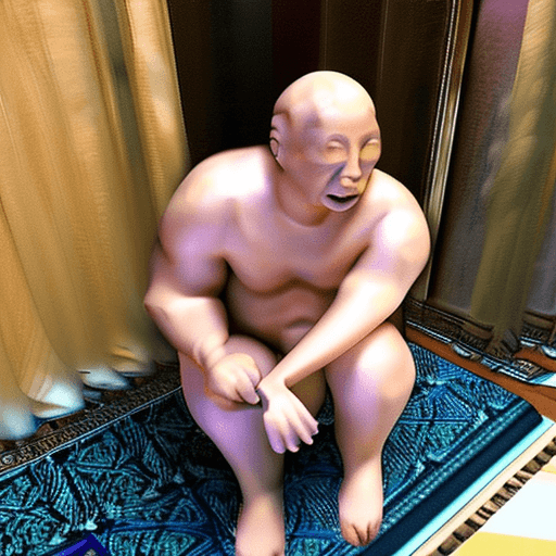 AI generated: Hyper realistic naked slut on all four, acting as a puppy, nsfw