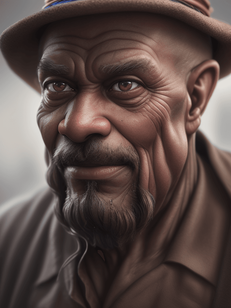 AI generated: oldman moeslem, ultrarealistic, detail skin, vivid color, 4k, wise and humble, potrait, photo-realis...