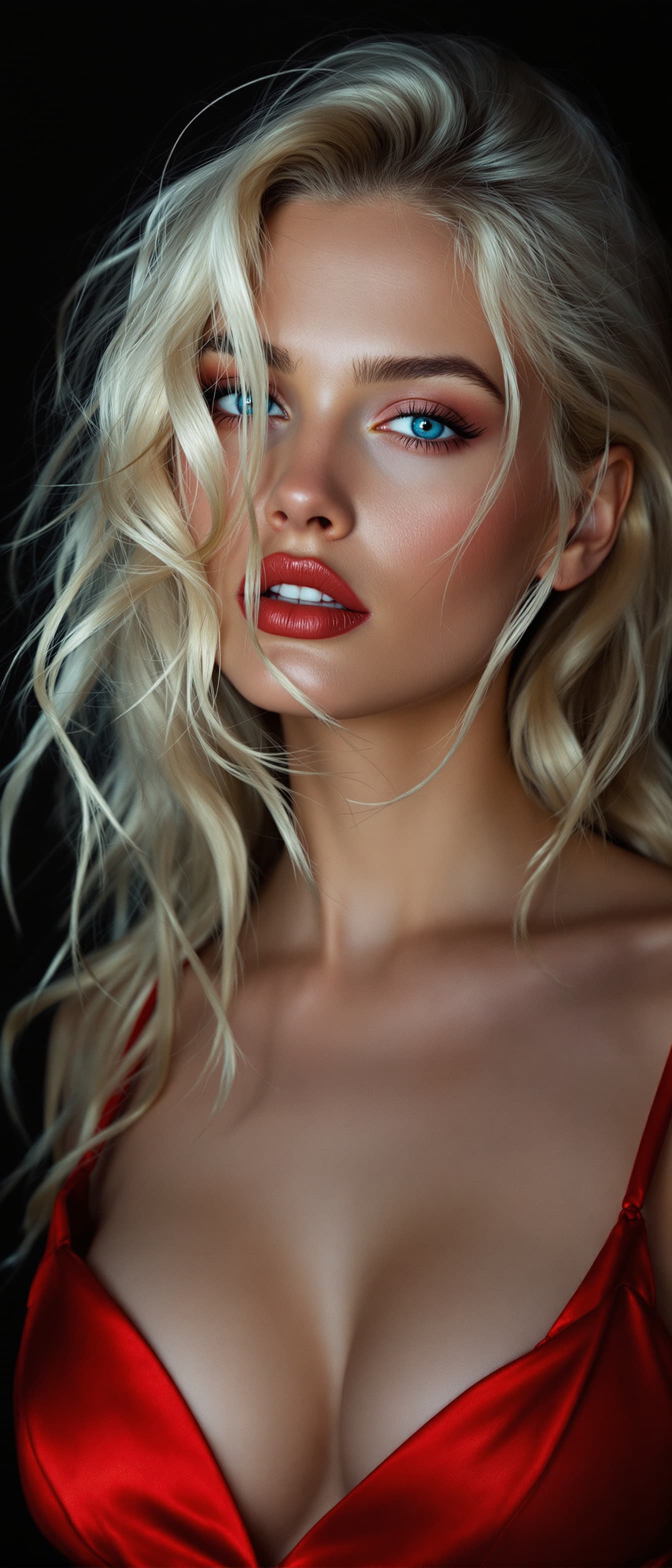 AI generated: "Image is a high resolution full-hight vertical portrait photograph. Dramatic cinematic style, super...
