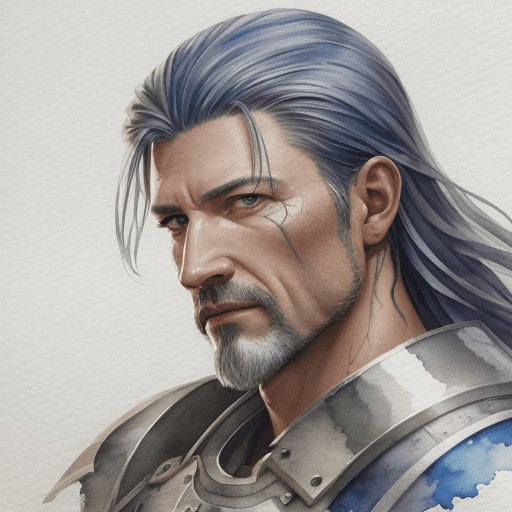 AI generated: hyper realistic watercolor of flint and steel