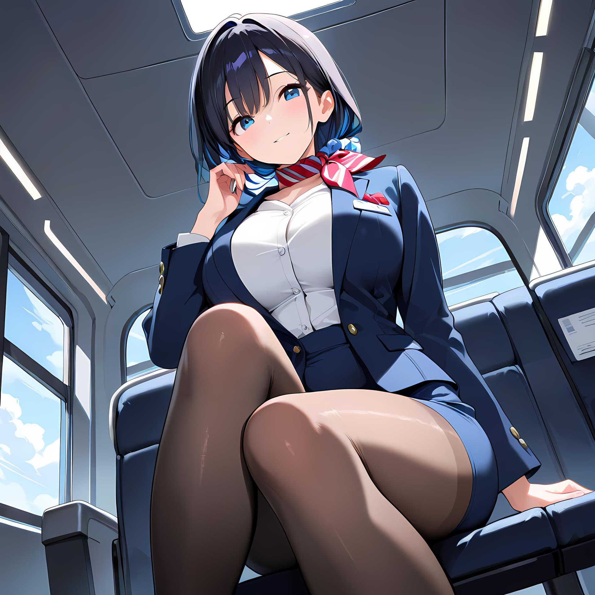 キャビンアテンダント/flight attendant