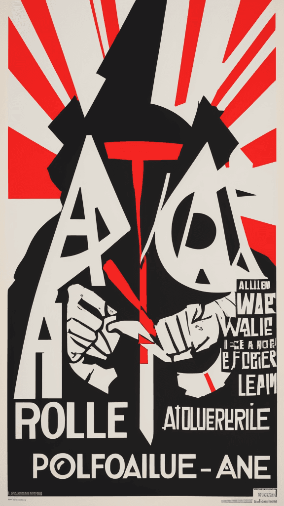 AI generated: an atelier populaire anti - war poster, by atelier populaire, may 6 8, screenprint, hand drawn type,...