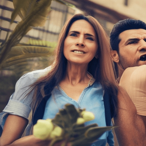AI generated: Mujer con senos enormes
